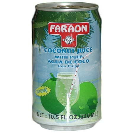 Faraon Coconut Juice with Pulp, 10.5 oz