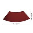 thumbnail image 3 of Linen Bathroom Rug Non-Slip Absorbent Machine Washable Mat 30x16 Inch Red Foot Carpet, 3 of 6