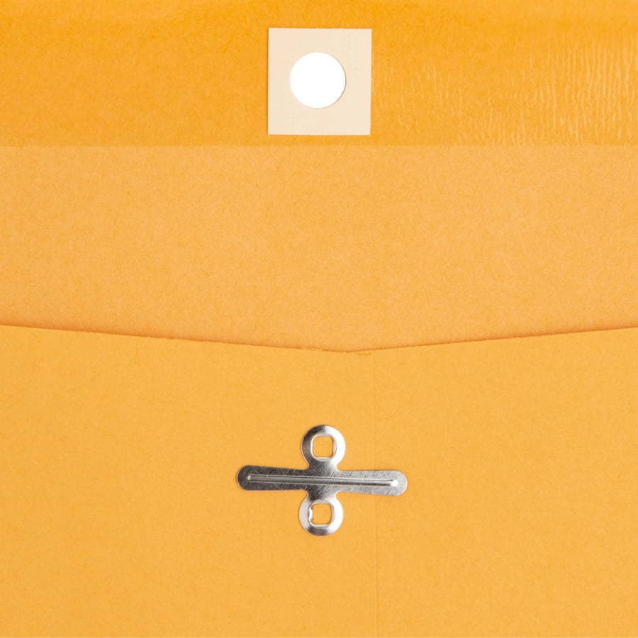Business Source Clasp Envelopes 28 lb. 9"x12" 100/BX Brown Kraft 36663