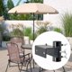 thumbnail image 1 of Soporte ajustable para sombrilla de patio, abrazadera para sombrilla de patio, soporte ajustable para de terraza, para postes de piscina, balcón y Diámetro 36 cm, 1 of 8