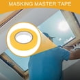 thumbnail image 3 of Cinta de pintor universal Unique Bargains - Cinta de pintura para automóviles DIY para enmascarar sin residuos - Papel crepé amarillo de 0.8 pulgadas x 60.1 yardas, 3 of 7