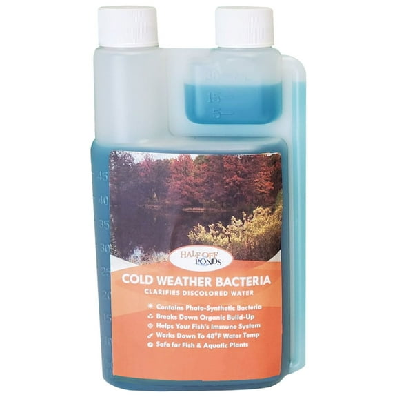 Half Off Ponds Cold Weather Bacteria, 16 oz Bottle Pond Treatment