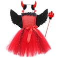 thumbnail image 4 of erfcxs Kids Halloween Dress Cosplay Fancy Party Outfit for Girls Boys, 4 of 5