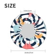 thumbnail image 6 of Easygdp Colorful Llama Shower Caps for Women, Double Waterproof Layers Shower Cap, Quick Drying Bath Hair Cap Reusable, 6 of 9