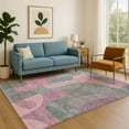 thumbnail image 7 of Addison Rugs Mayfield Premium Machine Washable Transitional Abstract Blush Rectangle Rug, 8' x 10', 7 of 7