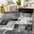 thumbnail image 5 of Contemporary Abstract Boxes Gray 5'x7' Area Rug, 5 of 11