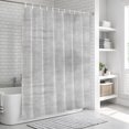 thumbnail image 6 of Slate Gray Bathroom Shower Curtains with 12 Hooks Waterproof Shower Curtain for Stalls and Bathtubs Vintage Solid Color Modern Minimalist Distressed Decorative Bathroom Privacy Curtain 36x72 Inches, 6 of 9