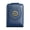 Blue, variant on Retro Lipstick Case with Mirror for Women - Portable Travel Pocket Cosmetic Pouch for 2-3 Lipsticks, PU Leather Organizer