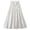 11-White252, variant on Puliio Women Midi Pleated Skirt Satin Elastic Waist Full Swing Party Daily Flared Skirt