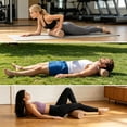 thumbnail image 5 of Solid EVA Foam Roller Textured Deep Tissue Muscle Massager For Yoga Workout Recovery Khaki, 5 of 6