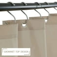 thumbnail image 2 of Haperlare Shower Curtain or Liner Waterproof Bathroom Fabric Shower Curtain with Rustproof Grommets, 72 x 72 inch, Tan, 2 of 7