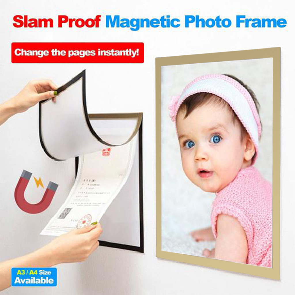Slam Proof Photo Frame Picture Frame Refrigerator