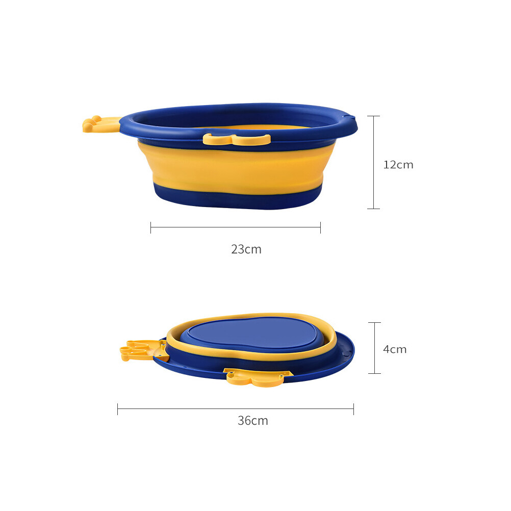 1pc Baby Bathing Basin Cartoon Tubs Adorable Kids Washbasin PP Bath