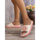 thumbnail image 3 of New Summer Sweet Floral Lightweight Soft Bottom Anti-Slip Plastic Household Slippers For Women, 3 of 5