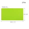thumbnail image 2 of Unique Bargains 12'x9' Silicone Mat, 2 Pack Resin Casting Crafts Pad Non-Slip Nonstick Sheets Protector, Green, 2 of 6