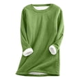 thumbnail image 2 of Antinious Women Plus Size Sweatshirt Fall Winter Pullover Warm Trendy Long Sleeve Crewneck Maxi Cut Fleece Lined Solid, 2 of 5