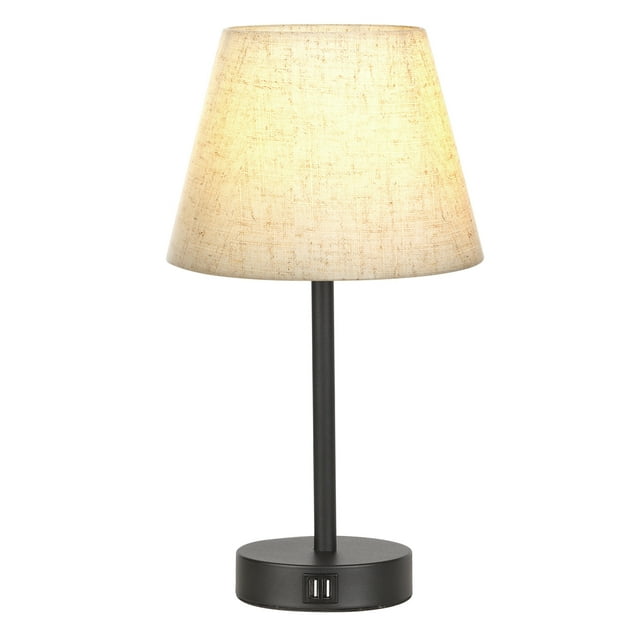 Yeacher Table Lamp Bedside Desk Lamp with E26 LED Bulb Touch Control Warm White Light