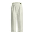 thumbnail image 4 of QATAINLAV Womens Elastic High Waisted Work Casual Pants Solid Color Baggy Sreaight Leg Lounge Trousers Loose Fit Plus Size Hiking Joggers Pants with Pockets Khaki L Mothers Day Gifts, 4 of 6