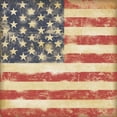 thumbnail image 2 of Marrott, Stephanie 20x20 Black Ornate Wood Framed with Double Matting Museum Art Print Titled - USA Flag, 2 of 4