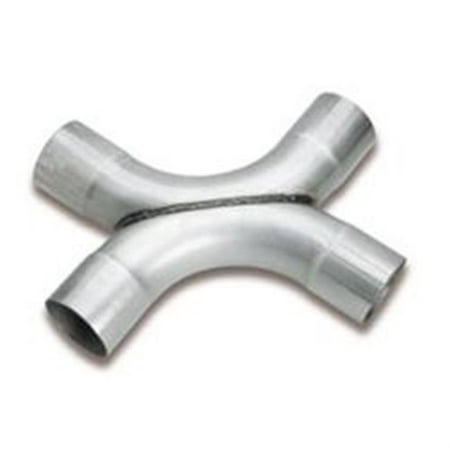 Flow Tech 53620 Crossover X Pipe 44 Aluminized Steel 2 5 In