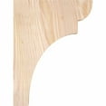 thumbnail image 3 of 3 1/2"W x 12"D x 16"H Yorktown Smooth Corbel, Douglas Fir, 3 of 9