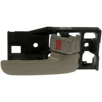 Dorman 81219 Front Passenger Side Interior Door Handle for Specific Toyota Models, Smooth; Gray