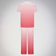 thumbnail image 5 of Camisetas de Manga Larga Mujeres Imprimir Manga Corta V-Cuello Superior Y Pantalones Largos Traje de Trabajo Conjunto, Nylon para Primavera Verano Casual, 5 of 9