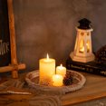 thumbnail image 2 of Farmhouse Wooden Candle Tray - 11 Inch Round Decorative Trays for Coffee Table Dining Centerpiece Kitchen Counter Candle Holder Wood Trays for Christmas Rustic Home Decor, 2 of 9
