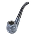 thumbnail image 2 of Pipa para fumar marihuana, imitando vetas de mármol negro, pipa para fumar tabaco, diseñada a medida, 2 of 7