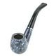 thumbnail image 2 of Pipa para fumar marihuana, imitando vetas de mármol negro, pipa para fumar tabaco, diseñada a medida, 2 of 7