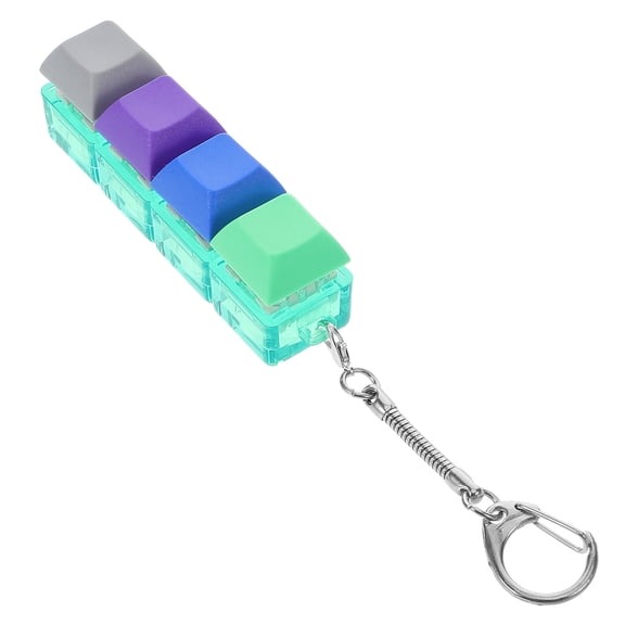 Mechanical Key Toy Key Chain With Transparent Design For Home Car Key Management Tools