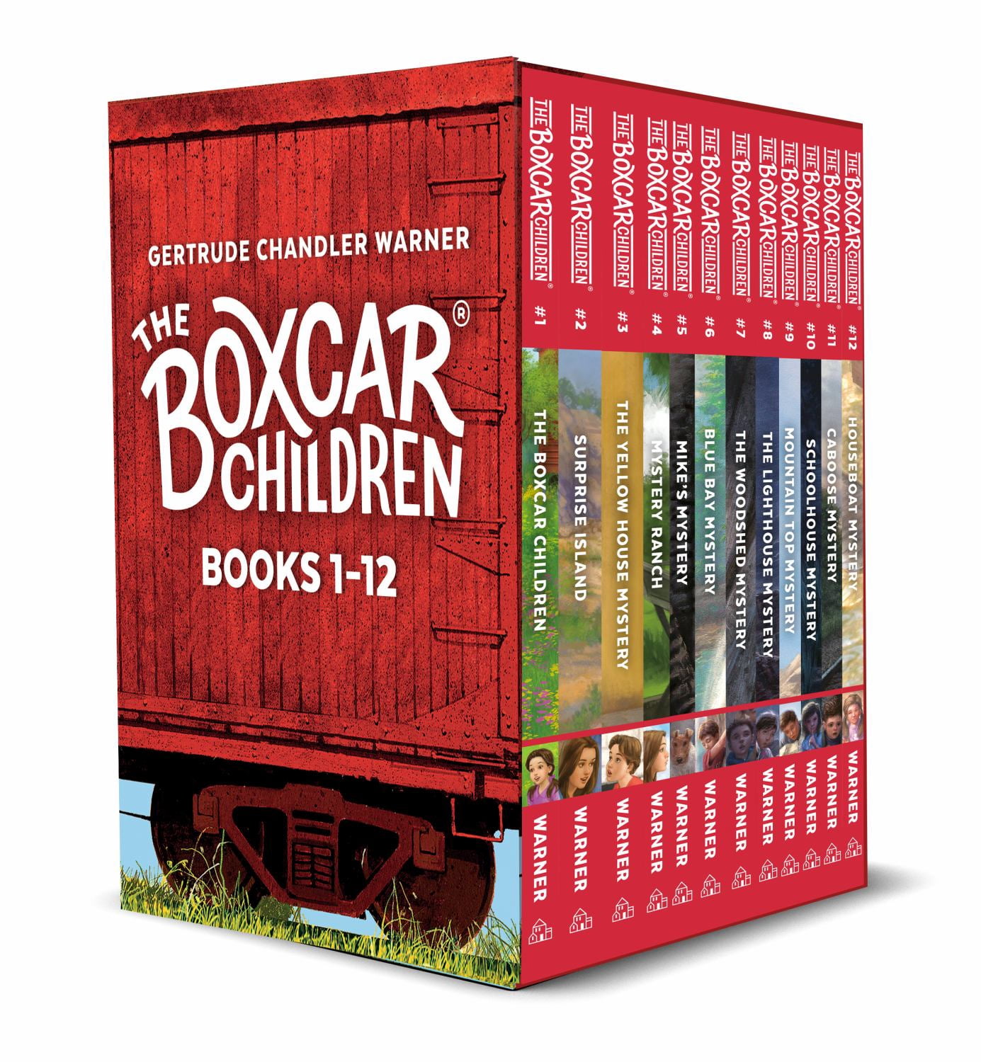 The Boxcar Children Books 1-12セット Boxcar Children Mysteries Series: Books #1-12 with Activity Poster