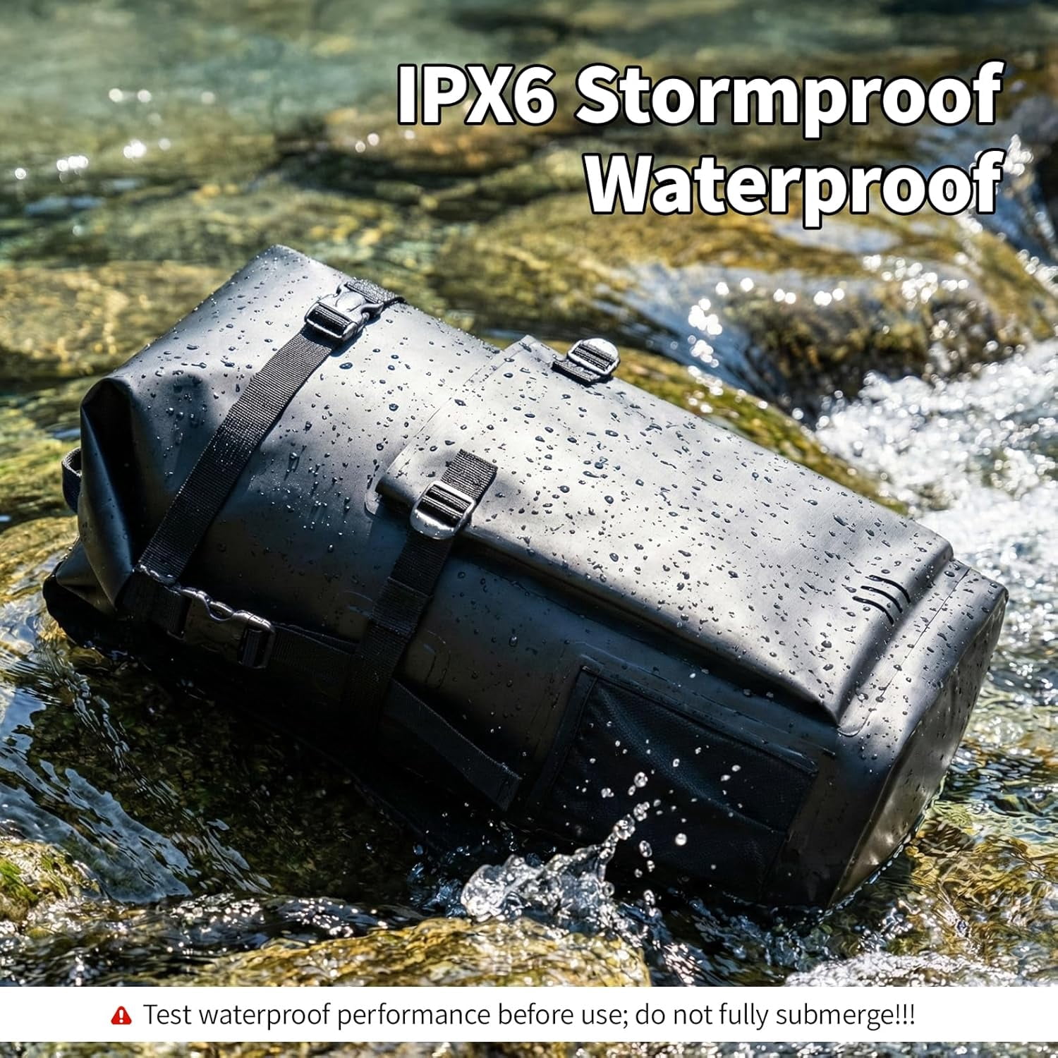 Waterproof Dry Bag,Heavy Duty Hiking Backpack Roll-Top Closure Bag for Kayaking, Hiking, Camping, Boating- Men/Women