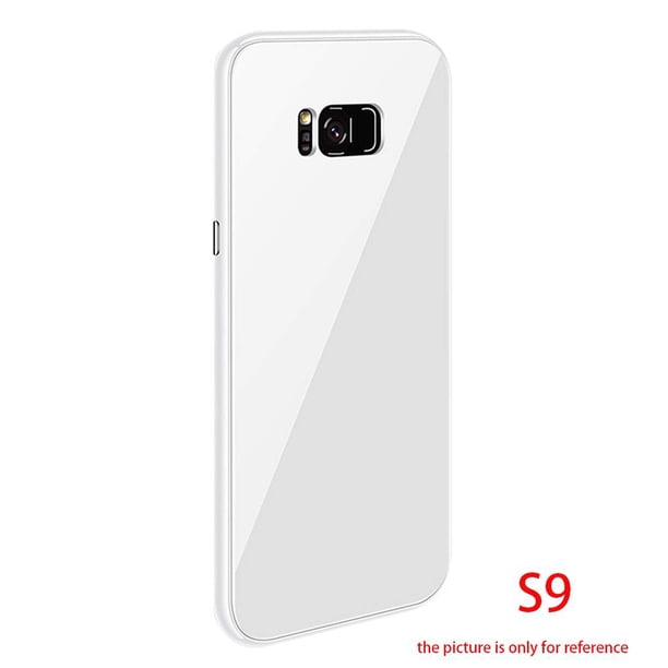 Cubierta de la caja del marco magnético para Samsung Galaxy S9 S9 Plus S8 S8 Plus S7 S7 Edge Note 8 Cubierta trasera de vidrio templado de la carcasa del teléfono Yuarrent DZ4058-02B