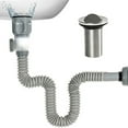 Clearance Event Drain Pipe Kit Bathroom Drain Kit with Flexible