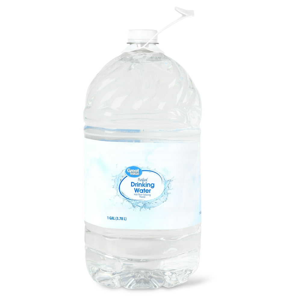 Great Value Purified Drinking Water, 1 gal