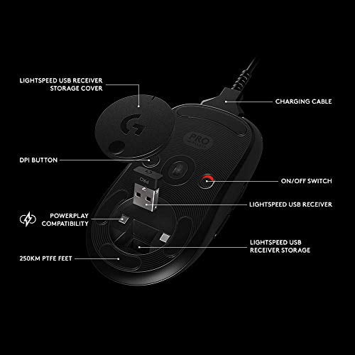 Logitech G Pro Wireless Gaming Mouse with Esports Grade