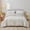 Yellow, variant on Smuge 3 Pcs Floral Bedding Comforter Set Purple Red Flower Queen/Full Size Bed in a Bag Fitted Pillowcases for Adult