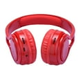 thumbnail image 6 of Contixo Kids Bluetooth Headphones, Wireless & Wired, Built-In Mic & SD Music Player, Cushioned Over Ear Design, iPhone, iPad, Android & Gaming Devices - Red, 6 of 11