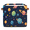 Multicolor 4, variant on CURLYOOT 13 x 13 Inch Cube Storage Bin, Rabbit Flower Fabric Storage Cube Baskets, Stripe Closet Shelves Foldable Bins with Leather Handles for Home Organizer