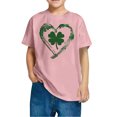 thumbnail image 4 of FAIWAD Hauts pour Enfants pour la Saint-Patrick Manches Courtes Col Rond Ample Confortable Chandail Garçons Filles T-Shirts Imprimés Mignons, 4 of 4