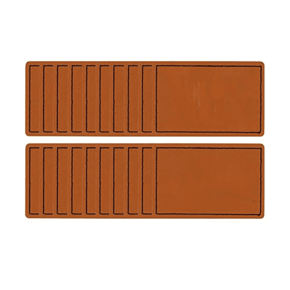 50 Pcs Blank Faux Patches for Hats Leatherette Hat Patches with Adhesive Custom Patches for Custom Fabric Repair Sew