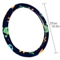thumbnail image 4 of Dog Paw Print 14.5 Inch Printing PVC Leather Car Wheel Cover Steering Wheel Cover Auto Accessories, 4 of 6