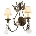 thumbnail image 2 of Meyda Tiffany 211476 French Elegance 2 Light 22" Tall Wall Sconce - Antiquity, 2 of 7