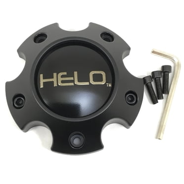 Helo Gloss Black Center Cap 6.75″ 8-Lug For HE878 HE879 HE900 HE901 HE904 Wheels