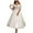 White, variant on Fesfesfes Women Dress Casual Raglan Sleeves V-Neck Dress Midi Wedding Dresses Evening Patry Dress Clothes Sale