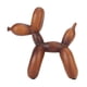 thumbnail image 5 of Adorno de animal con globo de escritorio, escultura de perro con globo, globo de escritorio de imitación, decoración para perro, globo de grano de madera, estatua de perro, experiencia incomparable, 5 of 9
