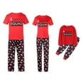 thumbnail image 1 of Christmas Family Matching Pyjamas PJS Set Santa SQUAD Sleepwear Nightwear T Shirt Hat Printed Pant, 1 of 6