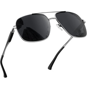 Joopin Men's Square Polarized Aviation Sunglasses