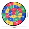 thumbnail image 4 of FELTECHELECTR 1 juego de dardos de seguridad, juguete de práctica con diana adhesiva, juguete interactivo para disparar, suministros para juegos de fiesta (30 cm, 6 dardos y 6 bolas adhesivas)., 4 of 6